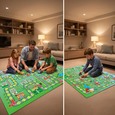 tapis de jeu de voiture format