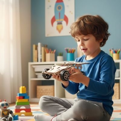 Voiture télécommandée enfant à faire soi même