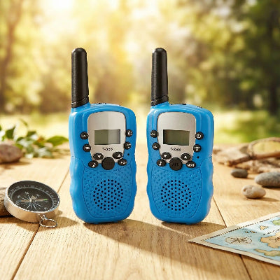 Talkie walkie duo bleu