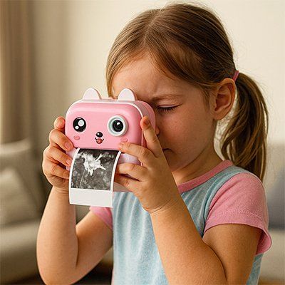 Appareil photo enfant à colorier