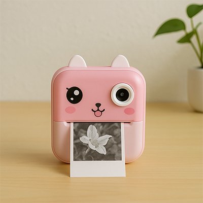 Appareil photo enfant chaton mignon