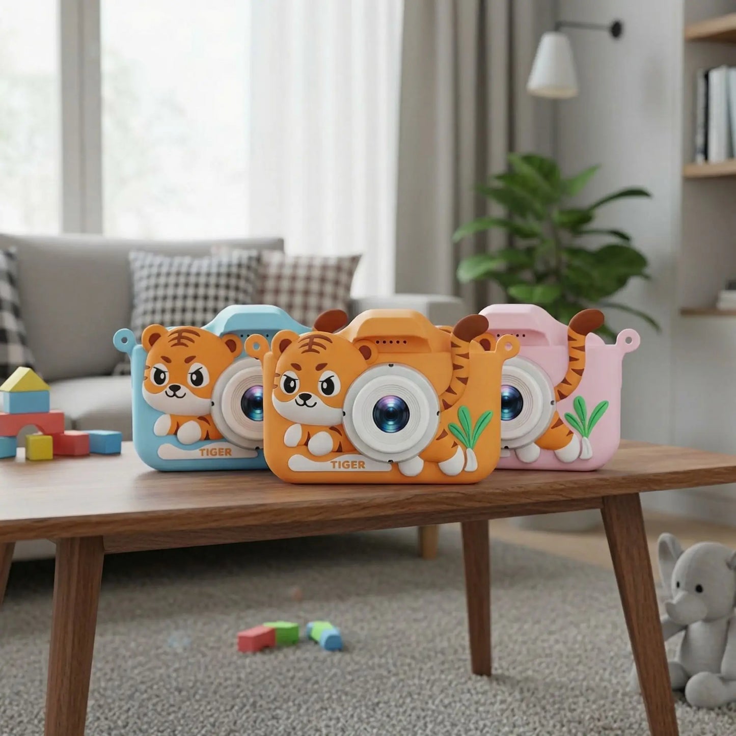 appareil photo pour enfant de tigre