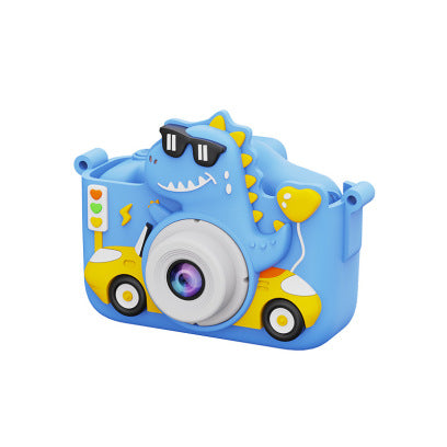 Appareil photo enfant dinomobile bleu