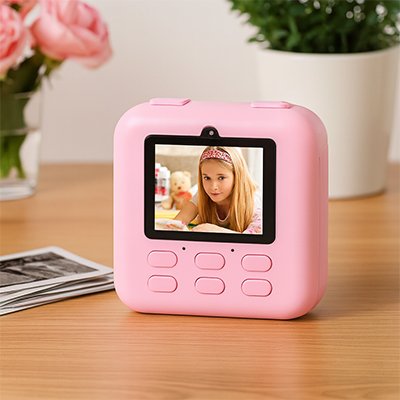 appareil photo instantané enfant compact rose