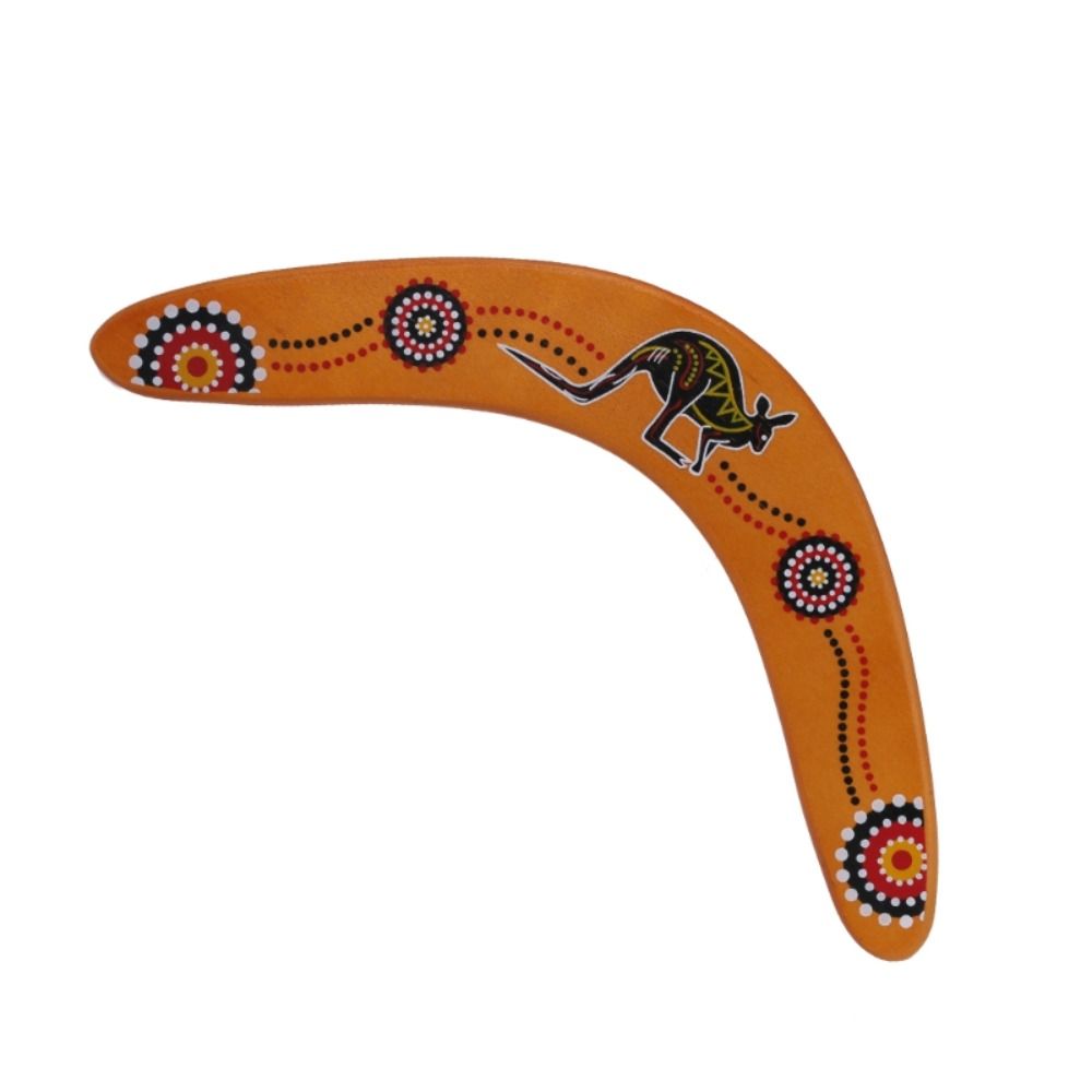 Boomerang tribal orange