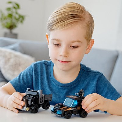 Brique de construction petits véhicules tout terrain