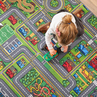 circuit tapis de voiture créatif