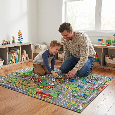 circuit tapis de voiture familiale
