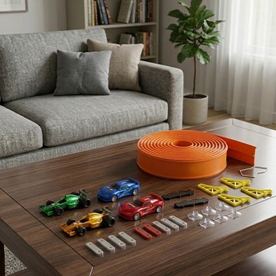 Circuit voiture enfant maleable