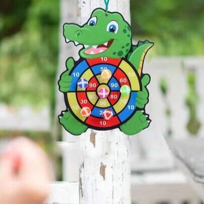 Jeu darts adhésif en velcro pour enfant