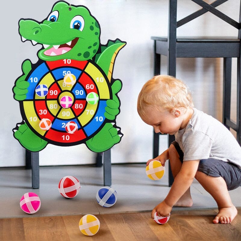 jeu de fléchettes pour enfant crocodile