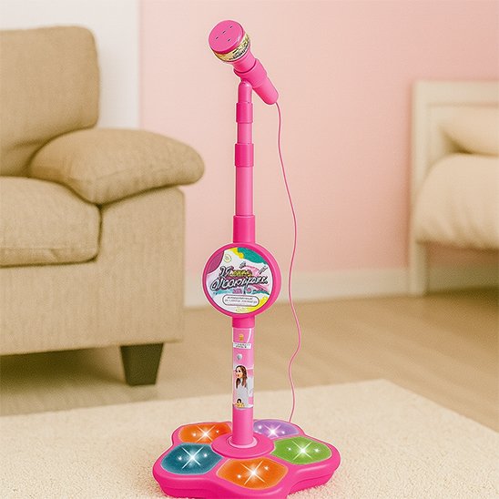 micro enfant pour jeune star rose
