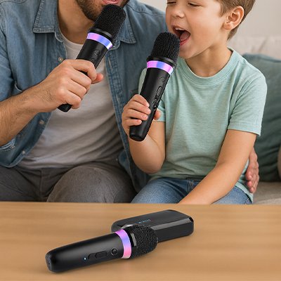 micro karaoke intergénérationnel