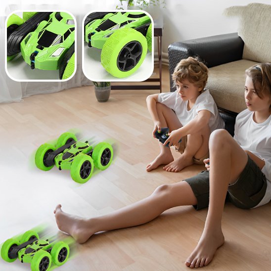 Voiture télécommandée enfant | Tout-terrain double face