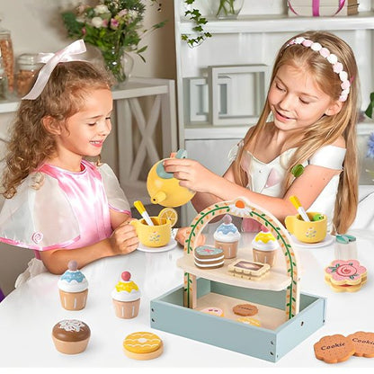 Dinette en Bois Colorée pour Enfants | Premium