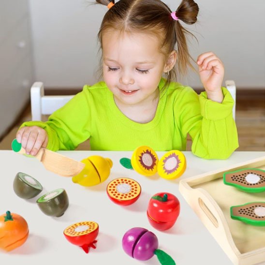 Dinette en bois | Éveil Gourmand