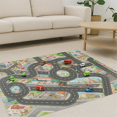 Tapis circuit voiture | Aventure Urbaine