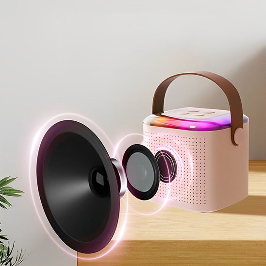 Micro karaoke enfant | Bluetooth LED