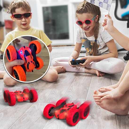 Voiture télécommandée enfant | Tout-terrain double face