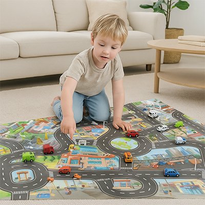 Tapis circuit voiture | Aventure Urbaine