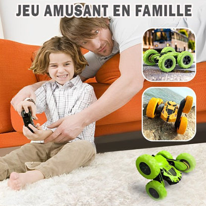 Voiture télécommandée enfant | Tout-terrain double face