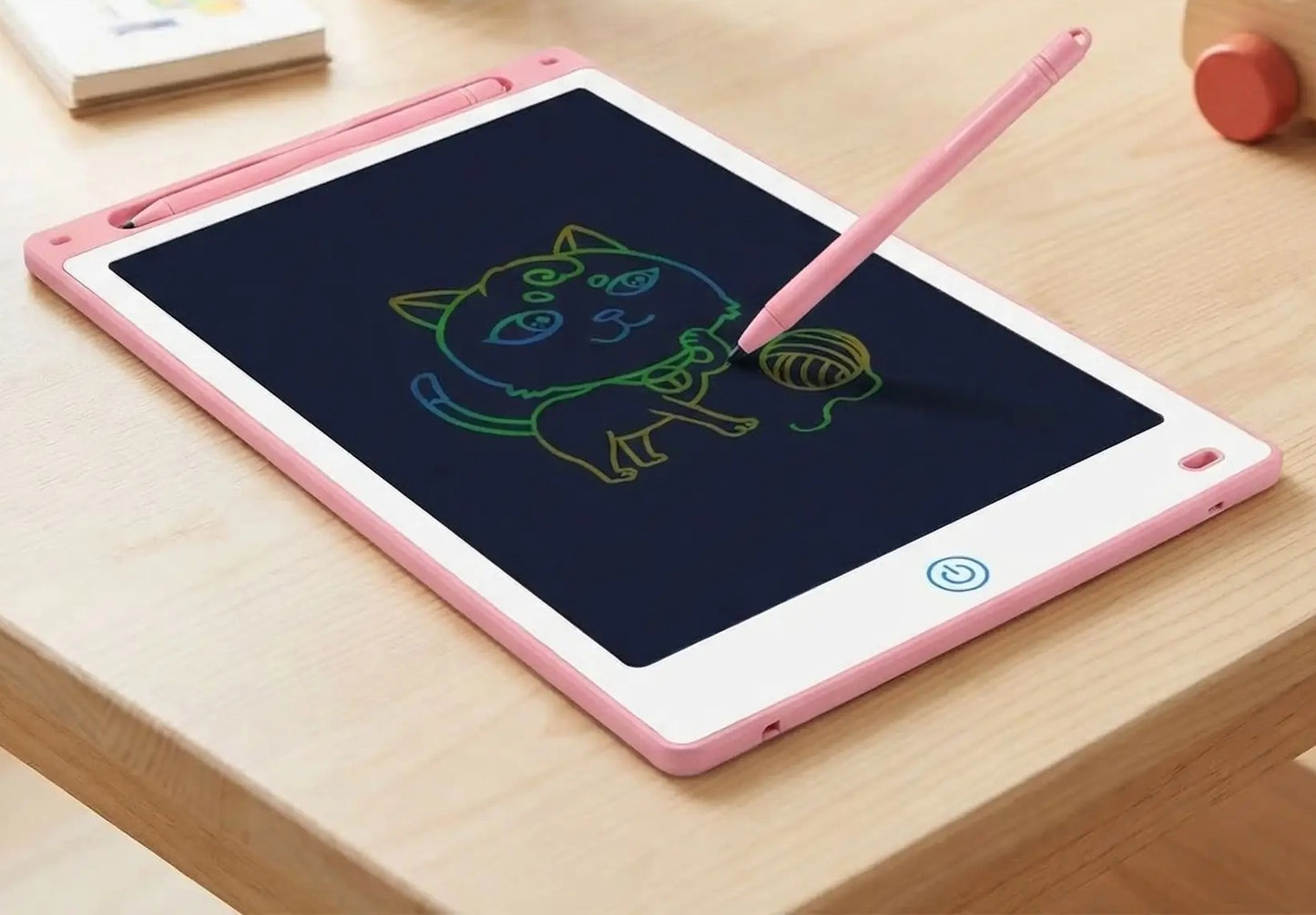 tablette coloriage rose pour dessin