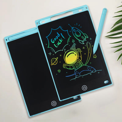 Tablette d'écriture bleue