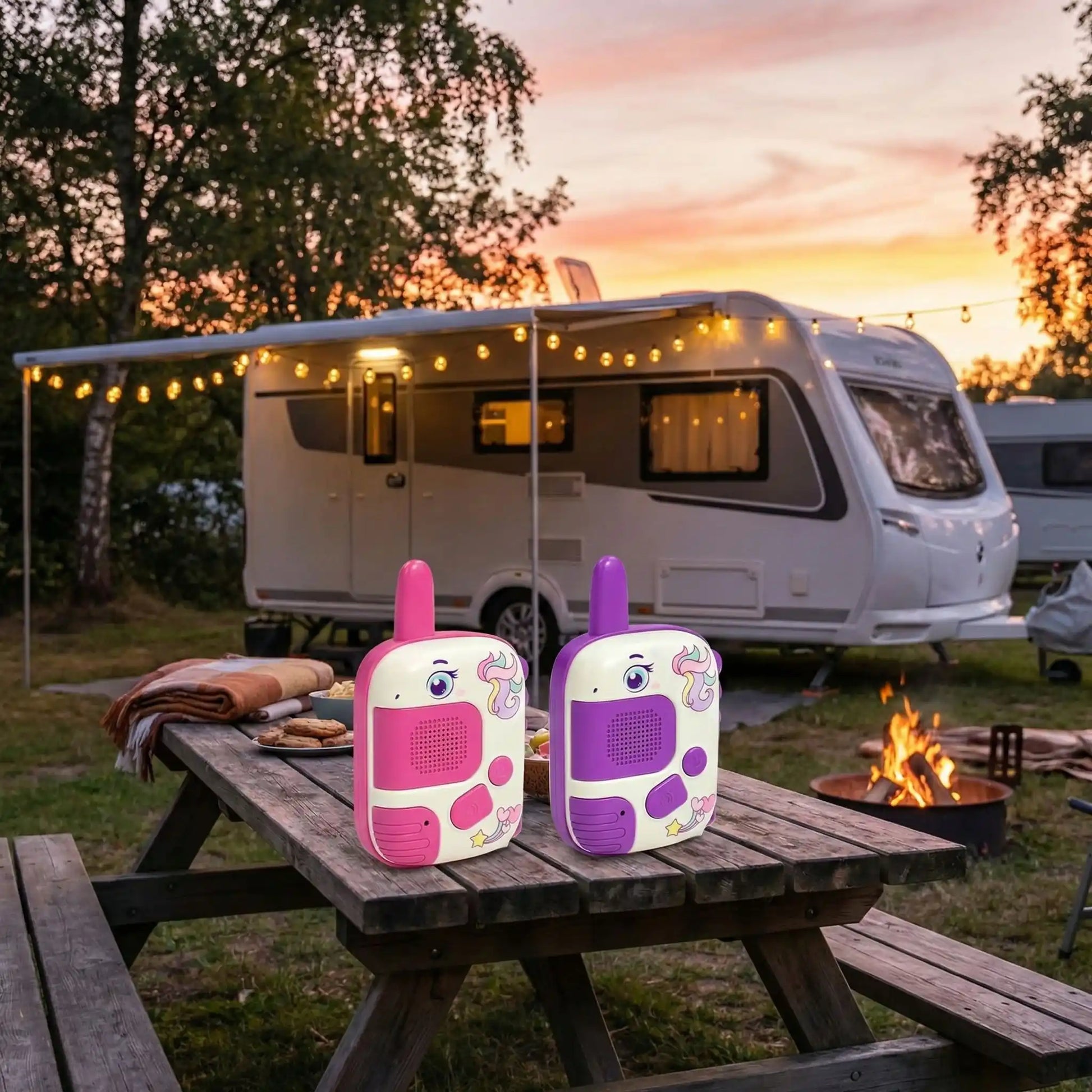 Talkie walkie enfant de licorne pour camping