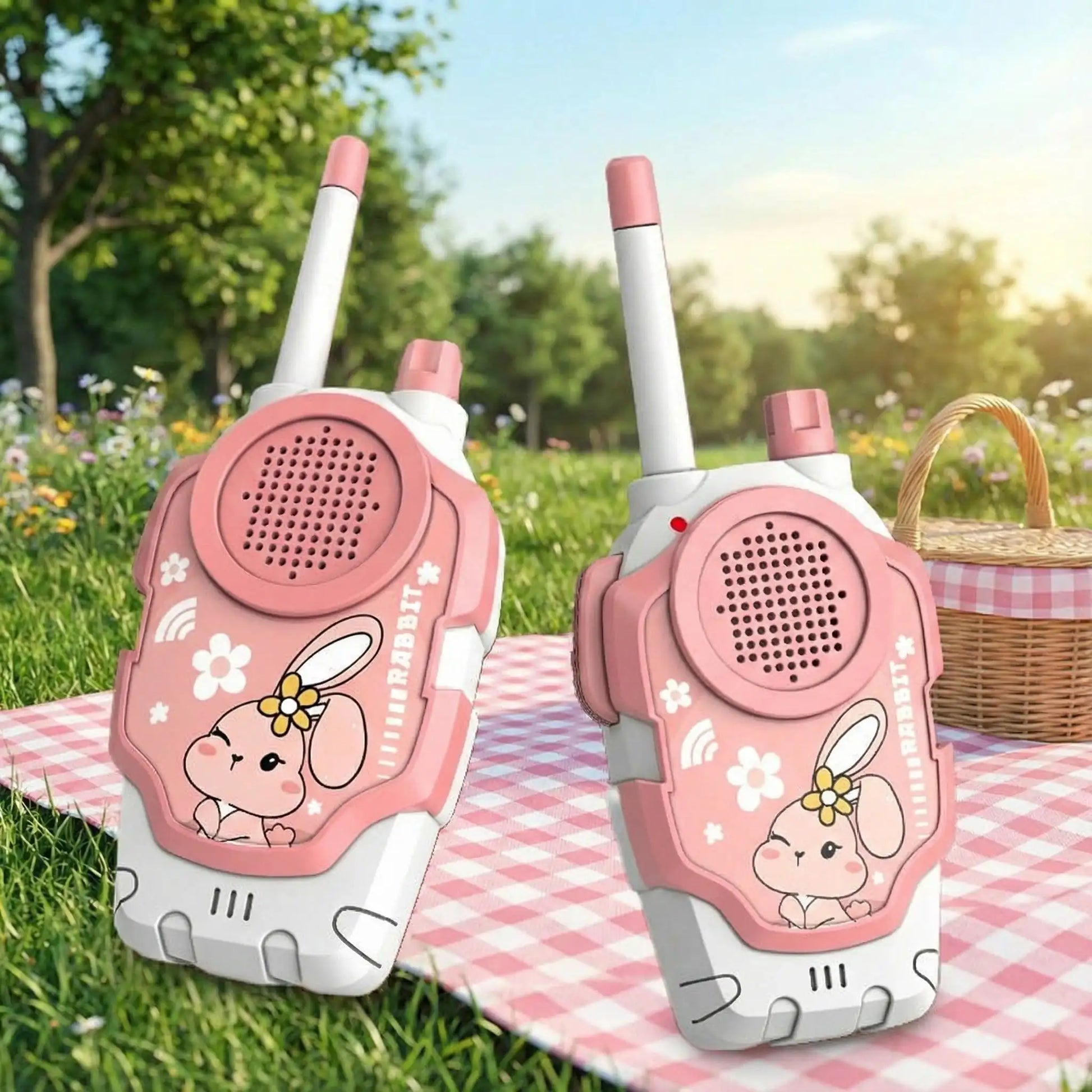 deux talkies walkies enfant duo lapin
