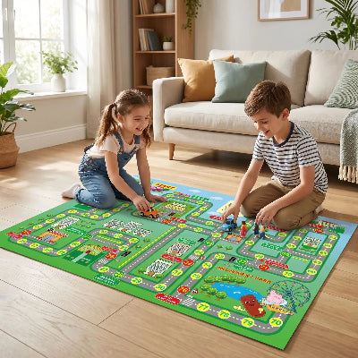 tapis de jeu de voiture pour enfant