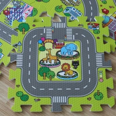 Tapis de jeu voiture ville