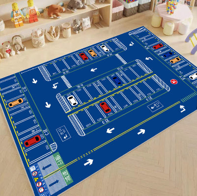 tapis de jeu voitures grand stationnement