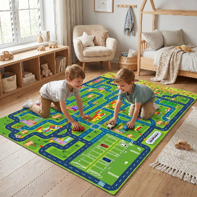 tapis jeu de voiture confortable