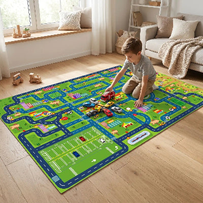 tapis jeu de voiture avec multi-scénarios