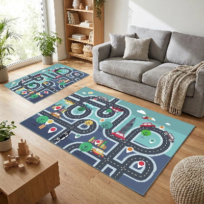 tapis jeu voiture grand format
