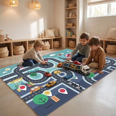tapis jeu voiture multifonction
