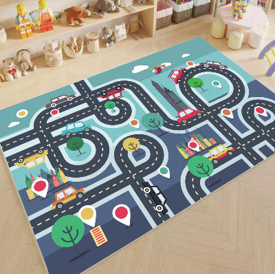 tapis jeu voiture les voyageurs