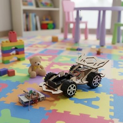 Voiture télécommandée enfant à assembler