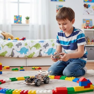 Voiture télécommandée enfant à faire soi même