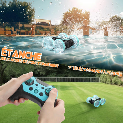 voiture télécommandée amphibie tout terrain