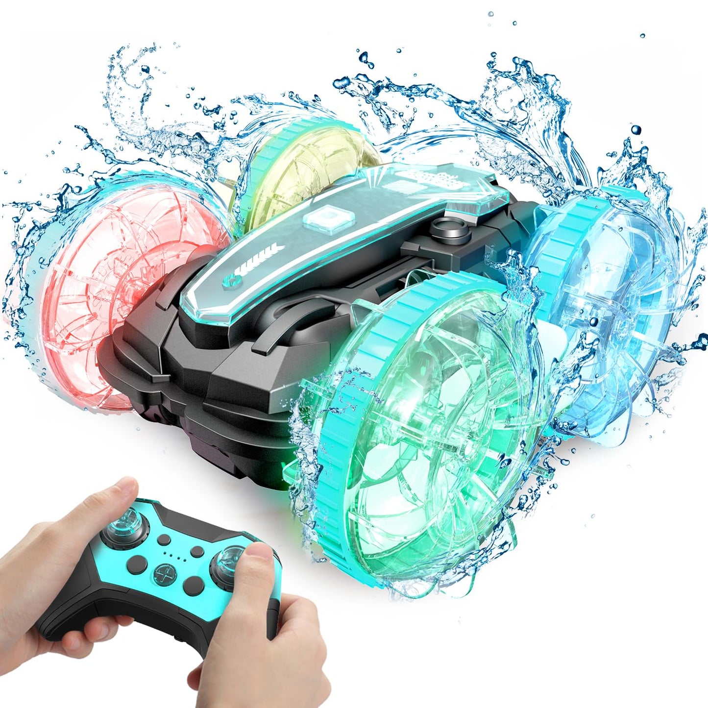 Voiture télécommandée enfant étanche pour rouler sur l'eau