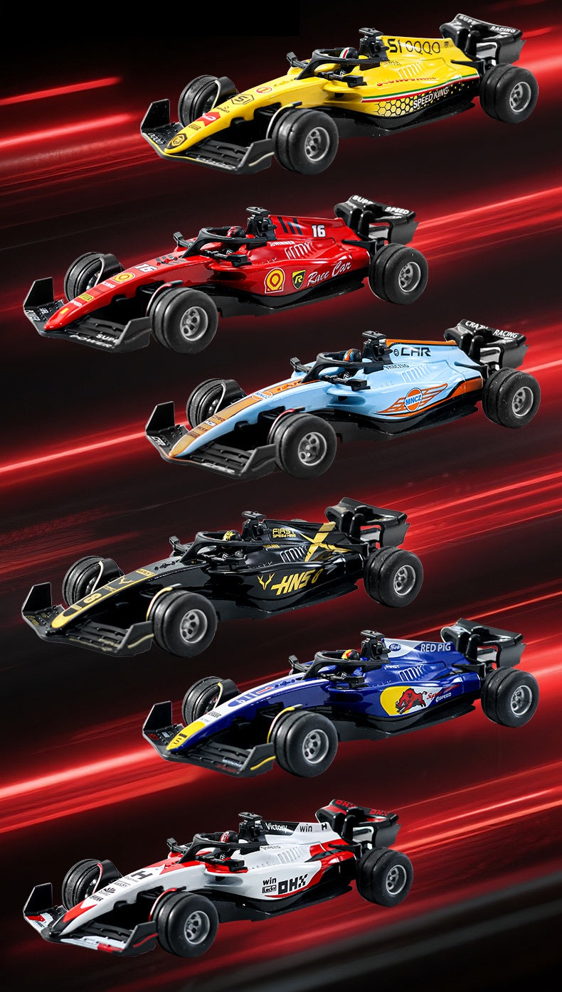 différentes couleurs pour une voiture de Formule 1 télécommandée